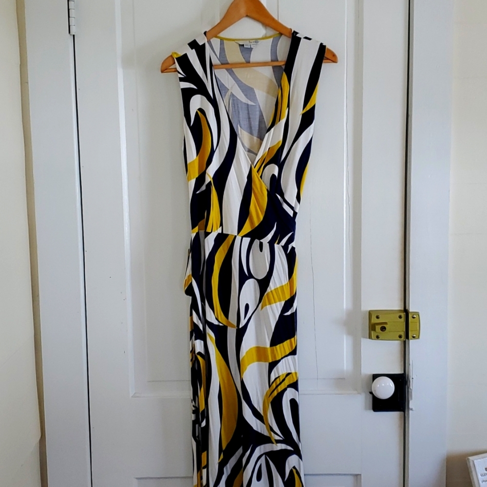 Boden jersey wrap dress